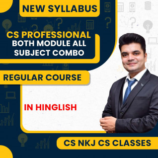 CS NKJ CS Classes Both Module All Papers Regular Online Combo Classes For CS Professional New Syllabus