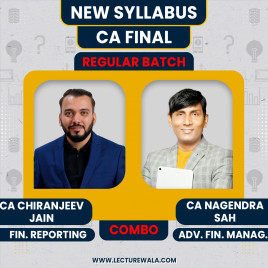  CA Final AFM &amp; FR Recorded Regular Batch Combo by CA Nagendra Sah &amp; CA Chiranjeev Jain : Online Classes 