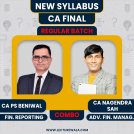  CA Final AFM &amp; FR Recorded Regular Batch Combo by CA Nagendra Sah &amp; CA PS Beniwal : Online Classes 