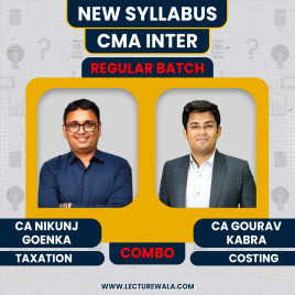 CA Nikunj Goenka Taxation &amp; CA Gourav Kabra Costing Regular Combo Classes For CMA Inter : Google Drive Classes.