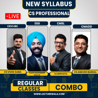 CS Professional Both Module Regular Course Combo By Vg Study Hub : Live classes