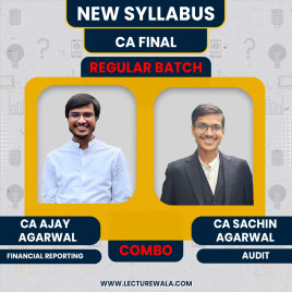 CA Ajay Agarwal FR &amp; CA Sachin Agarwal AUDIT COMBO Regular Full Batch For CA Final