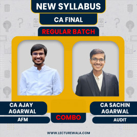 CA Ajay Agarwal AFM &amp; CA Sachin Agarwal AUDIT COMBO Regular Full Batch For CA Final