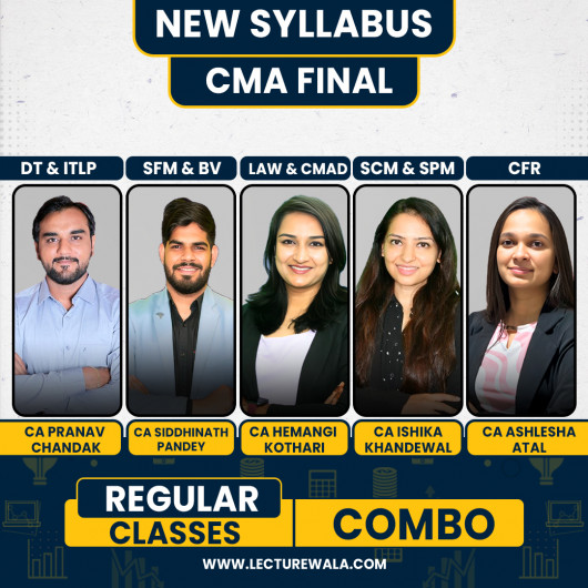  Pranav Chandak Academy Both Group All 8 Subjects Combo Regular Batch For CMA Final 