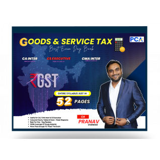 CA/CMA/CS Inter Direct Tax Chart Book by CA Pranav Chandak: Study Material