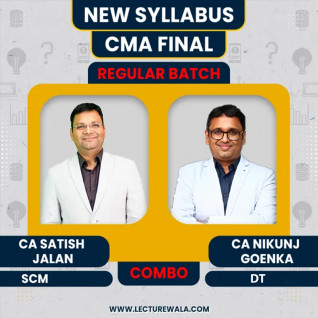 CMA Final Group 3 Regular Course By CA Satish Jalan SCM Nikunj Goenka DT: Google Drive & Pendrive