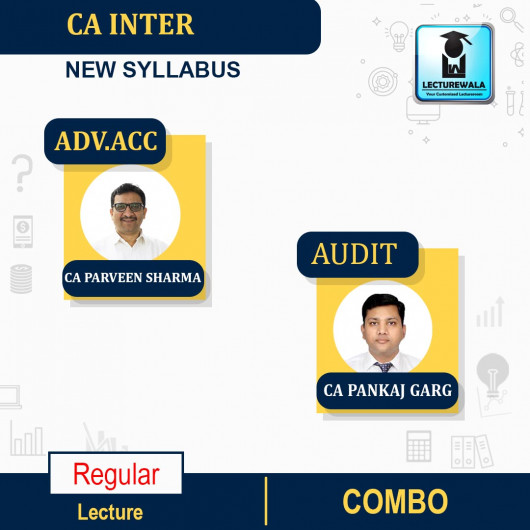 CA Inter Audit AND ADV.ACCOUNTS New Syllabus Regular Course By CA Pankaj Garg & CA PARVEEN SHARMA :Pen Drive / Online Classes