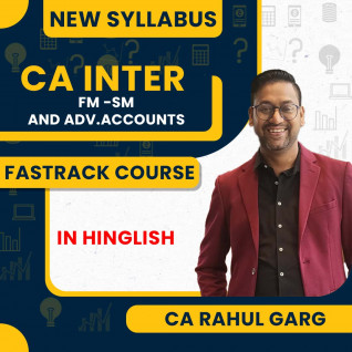 CA Inter Advanced Accounting And FM - SM Fastrack Batch Combo By CA Rahul Garg 