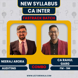 CA inter FM - SM &amp; Auditing Fastrack Batch Combo By CA Rahul Garg &amp; Neeraj Arora Sir : Google Drive Classes