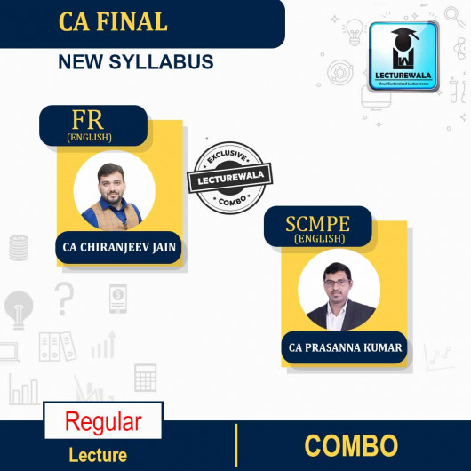 CA Final SCMPE & FR Combo Regular Course IN ENGLISH : Video Lecture + Study Material By CA PRASANNA KUMAR & CA Chiranjeev Jain (For Nov 2023) 
