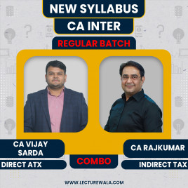 CA Vijay Sarda DT &amp; CA Rajkumar IDT Combo Regular Batch For CA Inter