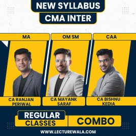 Ranjan Periwal Classes OMSM and Corporate A/C &amp; Audit and MA COMBO Regular Batch For CMA Inter 