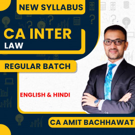 CA Amit Bachhawat Law Regular Batch For CA Inter