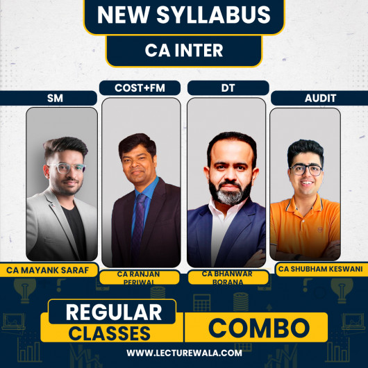 Ranjan Periwal Classes Taxation With Group -2 All Subjects Combo Regular Online Classes For CA Inter : Online Classes
