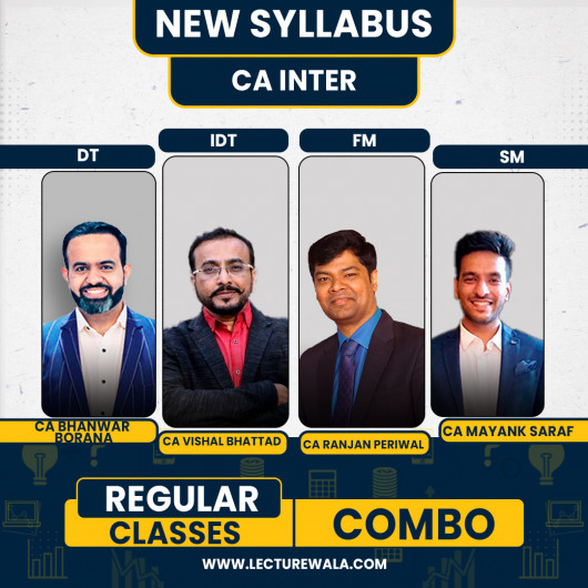 Ranjan Periwal Classes FMSM & Taxation Combo Regular Batch For CA Inter 