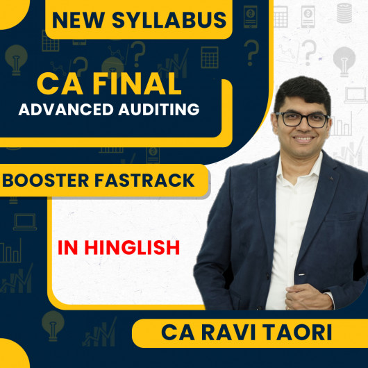 CA Ravi Taori Advanced Auditing Booster Fastrack Batch For CA Final