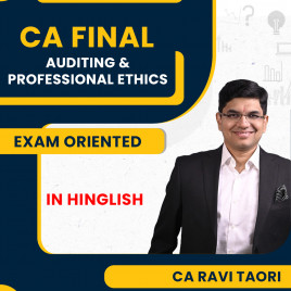 CA Ravi Taori Auditing Exam Oriented Online Classes For CA Final