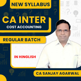 CA Sanjay Aggarwal Cost &amp; Management Accounting Regular Online Classes For CA Inter : Online Classes.