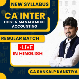 CA Sankalp Kanstiya Cost & Management Accounting Regular Online Classes For CA Inter