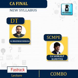 CA Final Combo costing SCMPE Fasttrack + DT Fasttrack By CA Bhanwar Borana & CA Sankalp Kanstiya IN ENGLISH : PEN DRIVE / ONLINE CLASSES. 