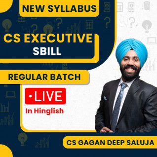 CS Gagan Deep Saluja Setting Up of Business, Industrial & Labour Laws New Syllabus Regular Classes For CS Executive: Online / Offline Classes.