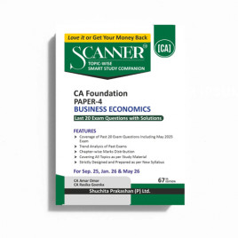 CA Foundation Business Economics Paper -4 Complete Package Study Material Attempt Wise by Scanner Adda :- Study Material