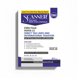 CMA Final Paper - 15 Direct Tax Laws and International Taxation Book : Study Material