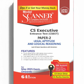 CS Executive Paper -2 Leagal Aptitude And Logical Reasoning Complete Pacakage :- Book