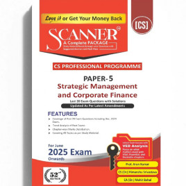 CS Professional Paper - 4 Strategic Management and Corporate Finance Complete Package:- Book 