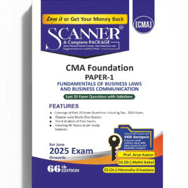 CMA Foundation Fundamentals Of Business Laws And Buiness Communication Paper - 1 Complete Package Book : Study Material 