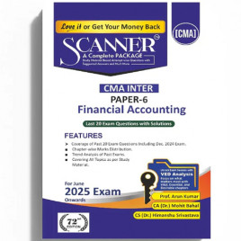 CMA Inter Paper - 6 Financial Accounting Book : Study Material 