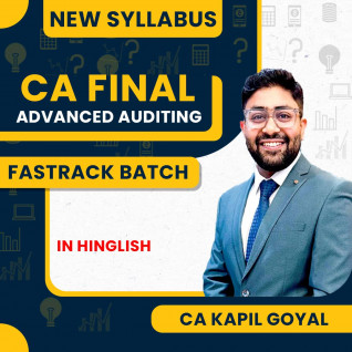 CA Kapil Goyal Advanced Auditing Fastrack Online Classes For CA Final 
