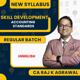 CA RAJ K AGRAWAL Accounting Standards Certificate Skill Development Course : Pen Drive / Online Classes