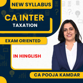 CA Pooja Kamdar Direct &amp; Indirect Taxation Exam Oriented Fastrack Online Classes For CA Inter