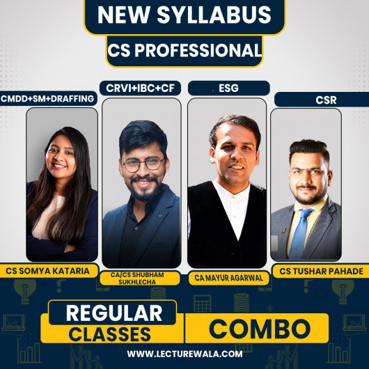 Inspire Academy Both Module All Subjetcs Regular Online Combo ClassesFor CS Professional Online Classes