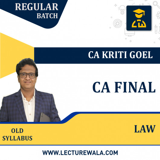 CA Final Law New Syllabus Regular Batch By CA Siddharth Agarwal : Online Live Classes. CA Final Law New Syllabus Regular Batch By CA Siddharth Agarwal : Online Live Classes.