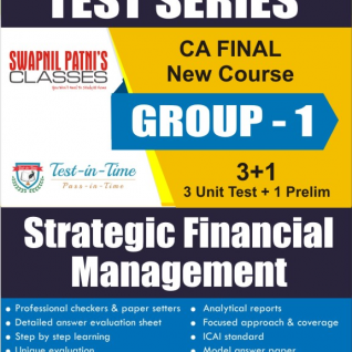 CA Final SFM Regular Course Test Serial : CA Swapnil Patni (For NOV.2021)