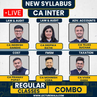 CA Inter New Syllabus Both Group Live With Backcup Regular Btach By Ultimate CA : Online Classes