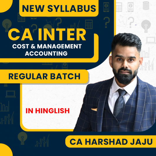 CA Harshad Jaju Cost & Management Accounting Regular Online Classes For CA Inter : Online Classes
