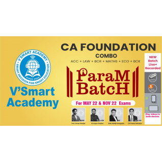 CA Foundation All Subject Combo Full Course Live Stream Param Batch : by CS Arjun Chhabra, Prof. Aman Khedia, CMA Abhijit Sengupta & CA Pavan Gahukar (For Nov 2022)