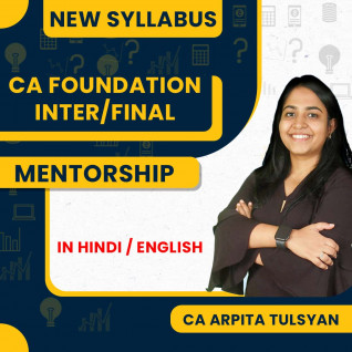 Mentoring for CA Students By CA Arpita Tulsyan 