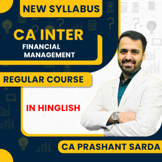 CA Prashant Sarda Financial Management (FM) Online Regular In-Depth Batch For CA Inter
