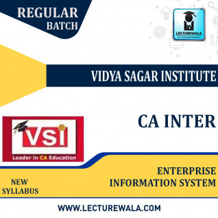 CA Inter Enterprise Information System (EIS) (Paper-6) New Syllabus Video Lecture : Regular Course by VSI (For May 2022 Nov 2022)