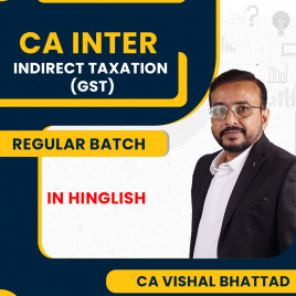 CA Vishal Bhattad Indirect Taxation (GST) Regular Full Course For CA Inter New Syllabus