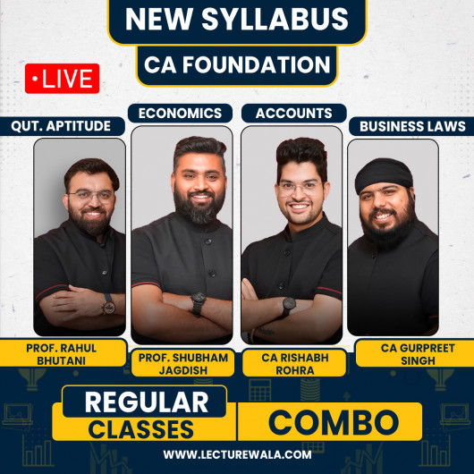 CA Foundation Manthan Batch Combo Regular Batch by Vishwas CA For May 2026