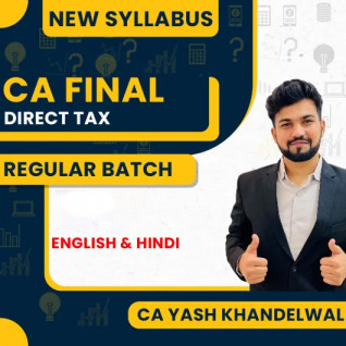  CA Yash Khandelwal Direct Tax (DT) Khazana Batch For CA Final 