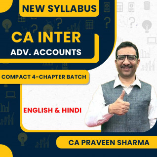 CA INTER ADVANCED ACCOUNTING 4 CHAPTER ONLY REGULAR BATCH BY PARVEEN SHARMA : GOOGLE DRIVE