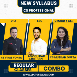 YES Academy Both Module 1 Combo With CSR &amp; Social Governance For CS Professional Online Classes