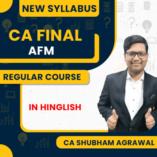  CA Shubham Agrawal Advanced Financial Management Regular Batch In Hinglish For CA Final