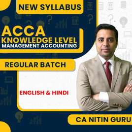 CA Nitin Guru Management Accounting Regular Online Classes For ACCA Knowledge Level:Google Drive &amp; Android Classes